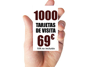 1000 TARJETAS DE VISITA